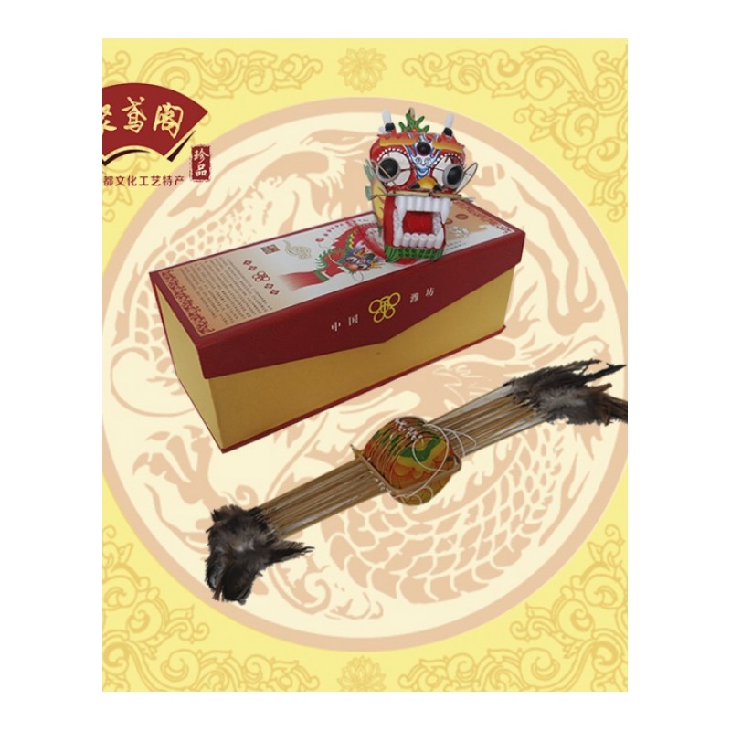 潍坊正宗传统沙燕龙头风筝礼盒民间特色纪念品纸鸢燕子送老外礼品
