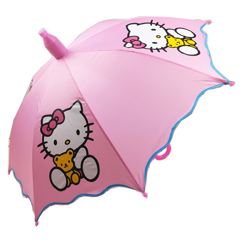 儿童雨伞公主伞男女童卡通长柄晴雨伞幼儿园小孩学生防水套遮阳伞