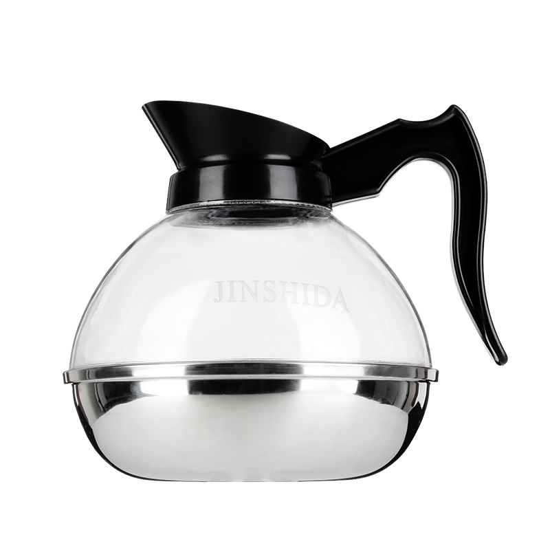 不锈钢咖啡壶 钢底美式加热煮咖啡壶 电磁炉保温炉盘配套可用茶壶