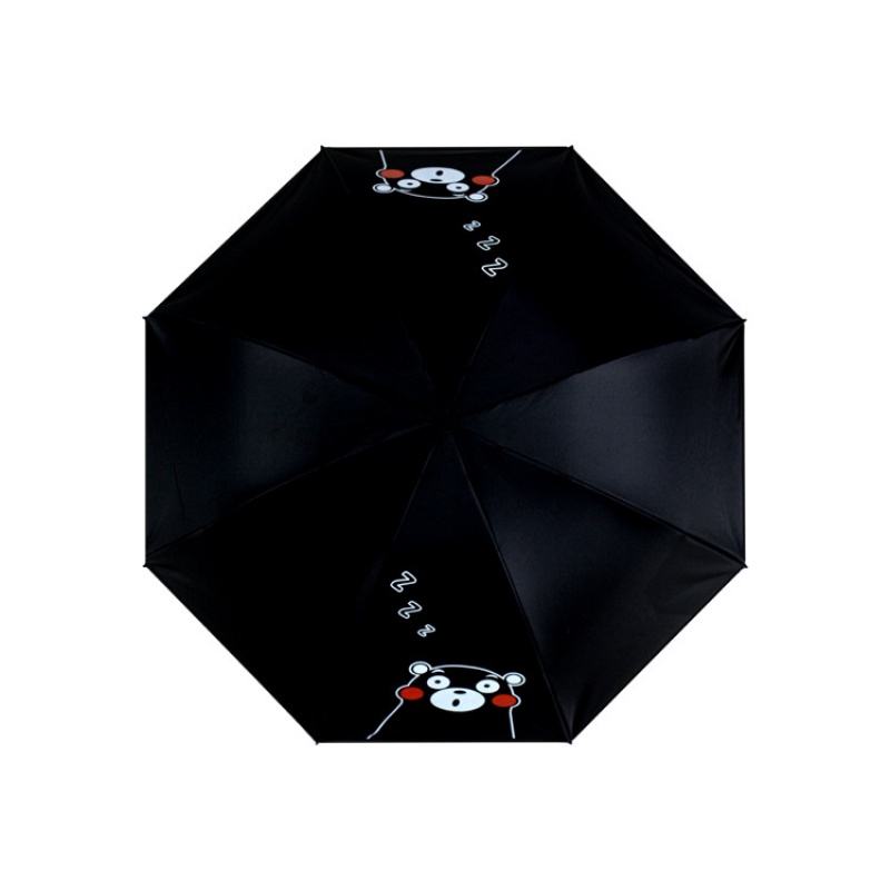 卡通动漫伞十骨双人熊本熊雨伞创意折叠晴雨两用大号遮阳伞太阳伞