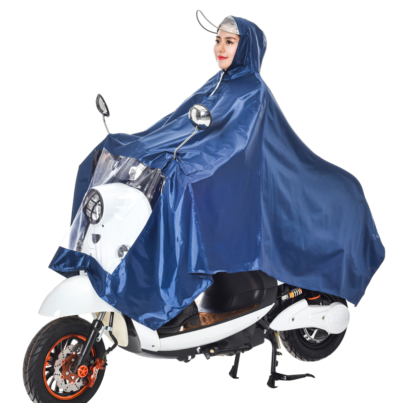 超大遮脚雨衣电动车踏板车电摩托车成人时尚单人加大加厚防水雨披