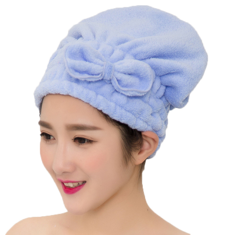 干帽吸水速干韩国成人可爱擦头长包头巾女卡通毛巾浴帽