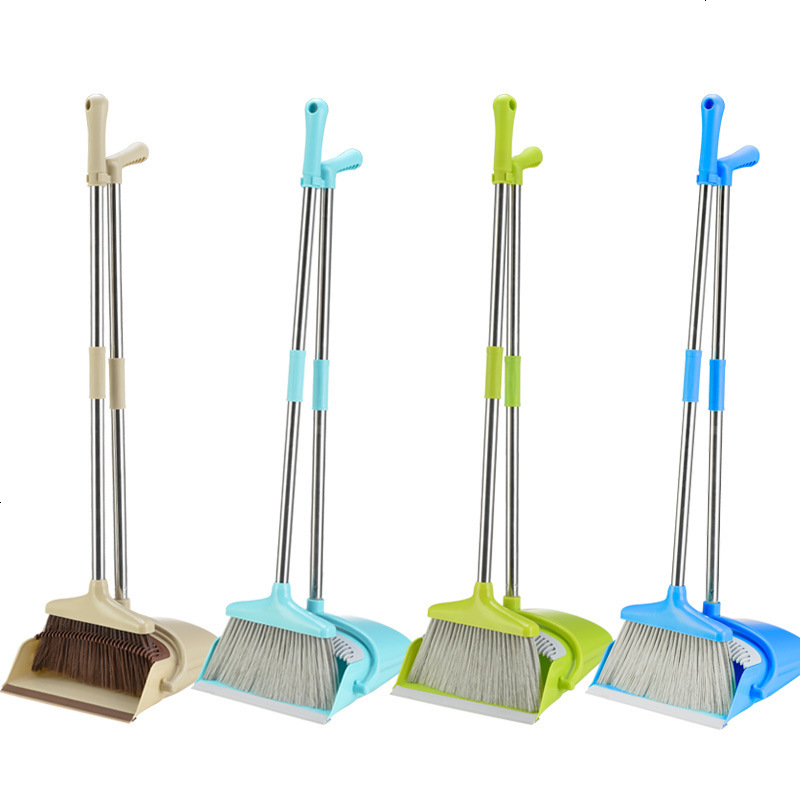 防风扫把簸箕组合套装扫帚笤帚家用软毛扫地不沾头刮齿畚箕扫