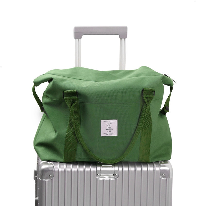 可折叠旅行袋大容量手提收纳袋旅游出差行李包短途轻便可套拉杆箱