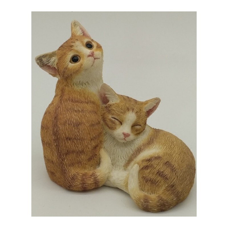 仿真小猫家居装饰品摆件创意可爱礼品树脂动物猫咪工艺品摆设