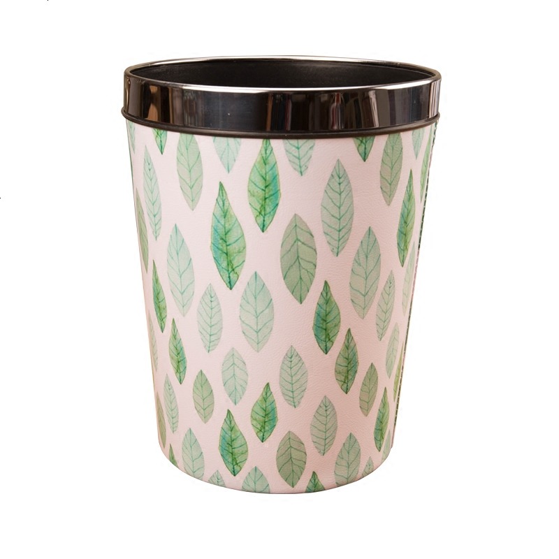 时尚创意垃圾桶家用大号客厅卧室收纳桶厨房卫生间垃圾筒纸篓压圈