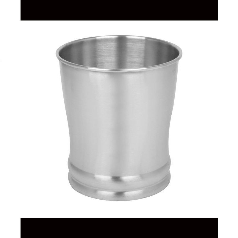 时尚加厚不锈钢垃圾桶家用欧式酒店垃圾筒免脚踏收纳桶无盖出厂价