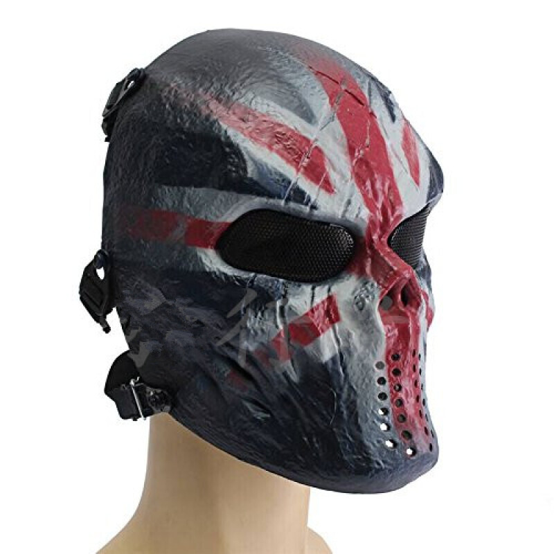 抖音同款M06全脸骷髅防护面具男女骑行军迷真人CS装备圣诞节面罩