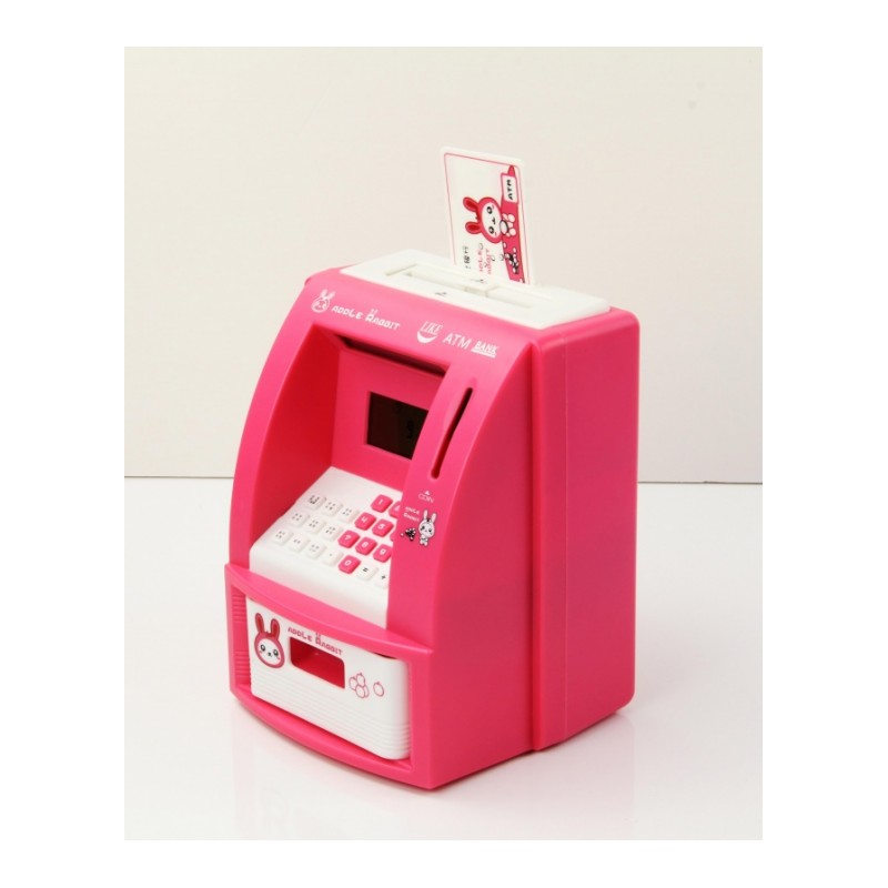 儿童男女孩创意ATM存钱罐自动存取款机储蓄罐密码箱卷生日