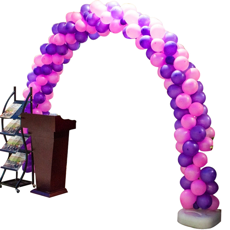 气球拱开业结婚庆典可拆卸充气拱架子婚礼四叶铝膜气球拱