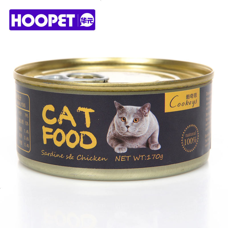 6罐40元猫罐头猫零食幼猫成猫罐头猫咪湿粮主食鲜封包170g