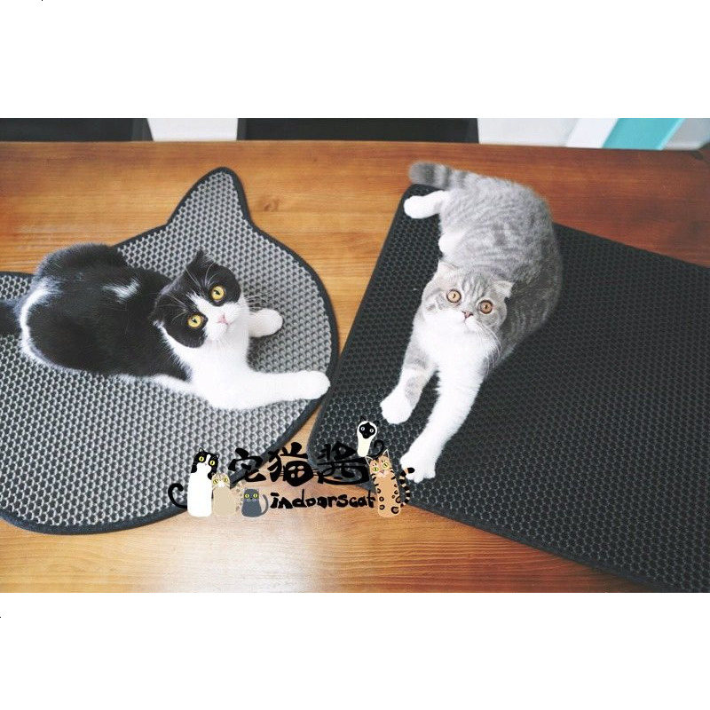 宅猫酱 多功能小地垫 可以接猫砂 也可以当餐垫 接住 接住 接住