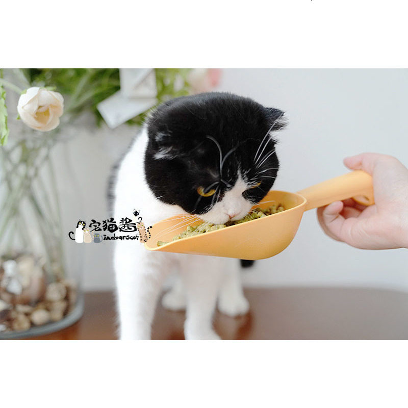 宅猫酱 猫乐适可立式粮勺 宠物猫粮狗粮勺粮食铲 悬挂方便耐用勺