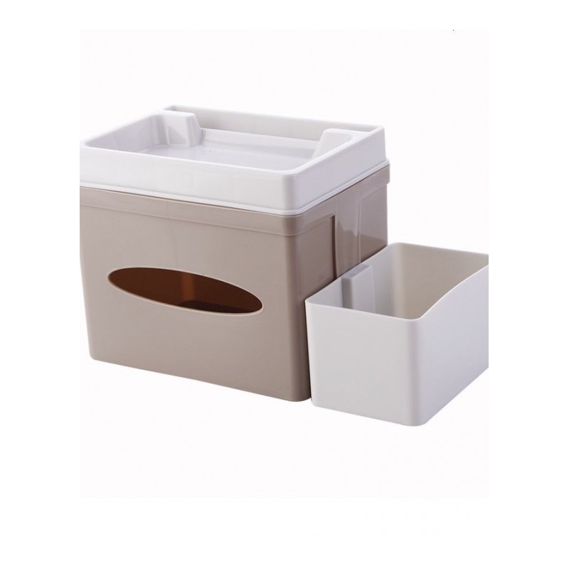 创意家居用品多功能纸巾盒抽纸筒遥控器收纳盒子茶几桌面客厅北欧