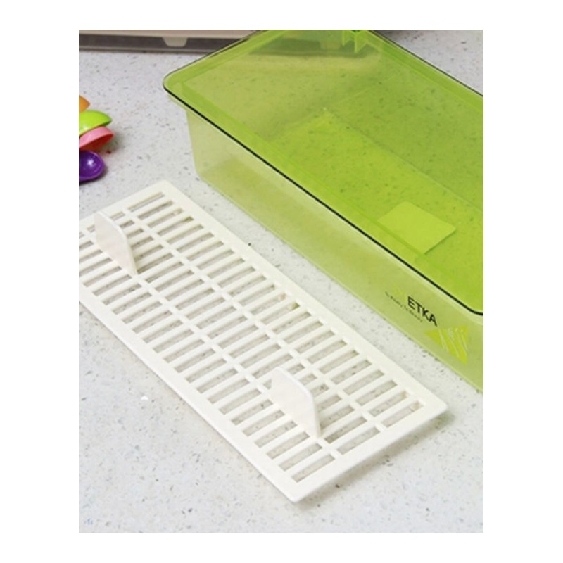 简约透明筷子盒带盖沥水筷子笼塑料多功能筷子架筷子筒收纳