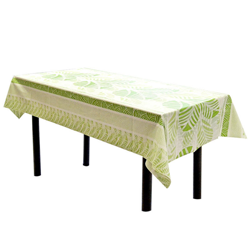 四方达可降解一次性桌布防油餐桌布5片装 长方形加厚台布饭桌餐布