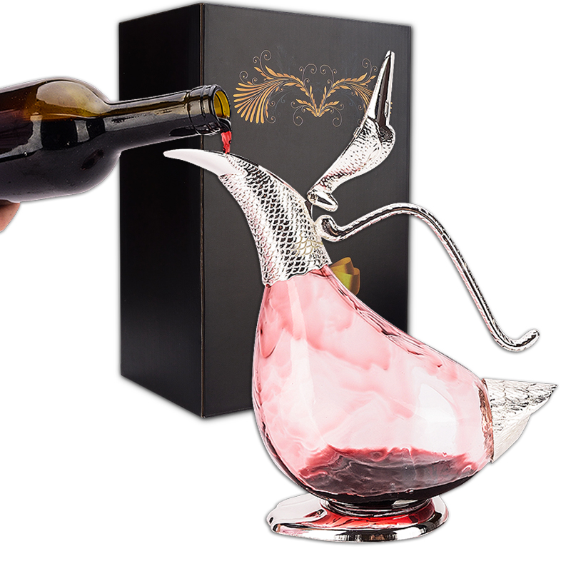 玻璃红酒醒酒器红酒杯套装家用葡萄酒杯高脚杯分酒器个性酒具(请先与客服确认再)
