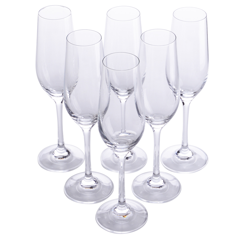 无铅水晶玻璃香槟杯子创意高脚杯红酒杯套装葡萄酒杯气泡酒杯酒具(请先与客服确认再)