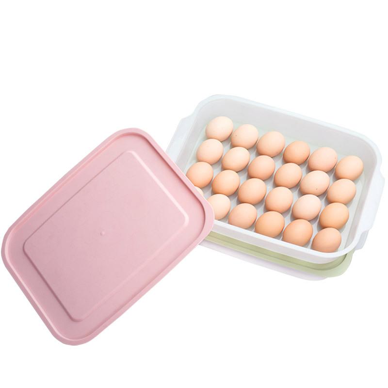 鸡蛋收纳盒饺子冻饺子盒托盘放鸡蛋盒分格用混沌冰箱保鲜盒