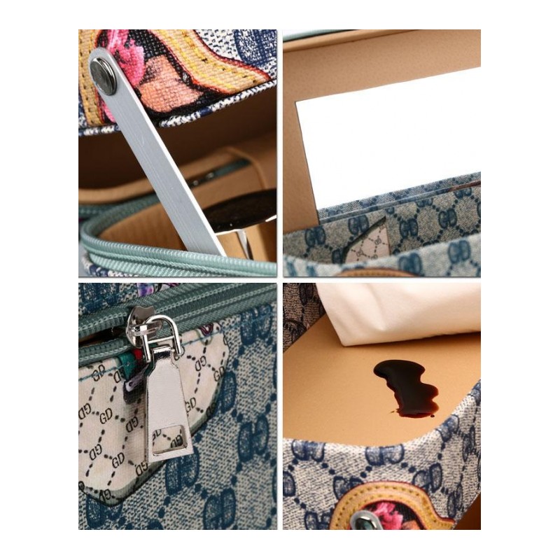 大容量化妆箱化妆品收纳包防水韩国便携手提化妆包盒专业多双层女