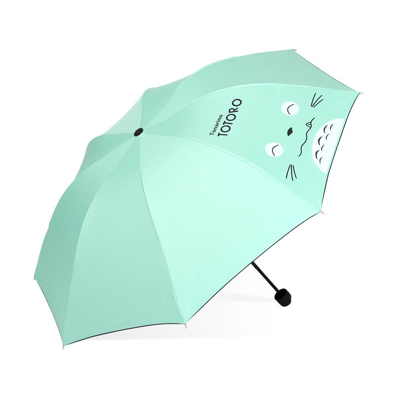 遮阳伞晴雨伞两用韩国小清新折叠太阳伞防晒防女黑胶伞学生