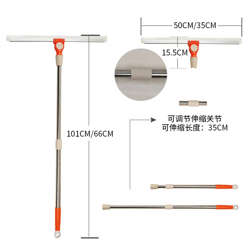 擦玻璃家用高层双面洗玻璃刮子刮水器搽伸缩杆擦窗户玻璃