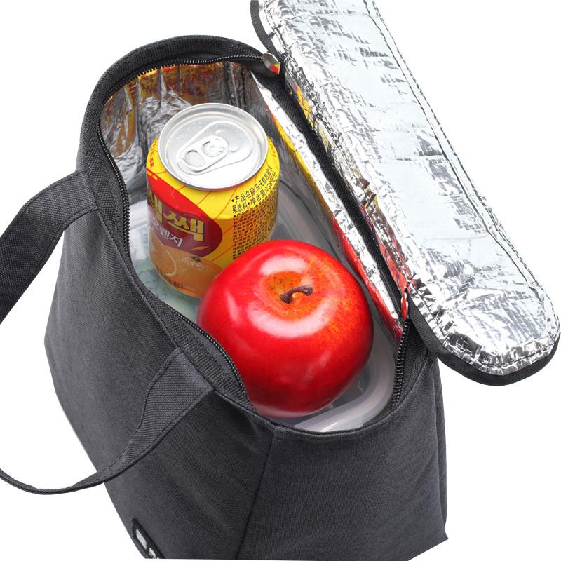 加厚保温袋便当包饭盒袋午餐包日式收纳袋小饭盒包铝箔手提包简约