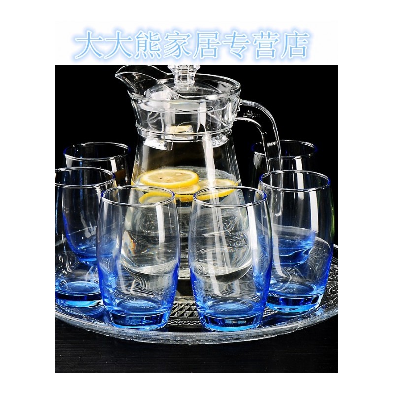 杯子套装套杯玻璃家用客厅喝水杯创意6只装欧式简约个性杯具水具