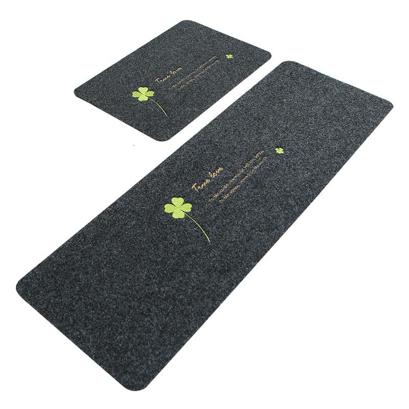 [两条装]厨房地垫地毯长条防油脚垫厨房地毯防滑吸水垫卧室地毯日用家居