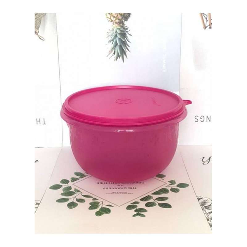 1.9L星愿佳节碗/冷藏保鲜大圆碗 大容量密封保鲜盒日用家居