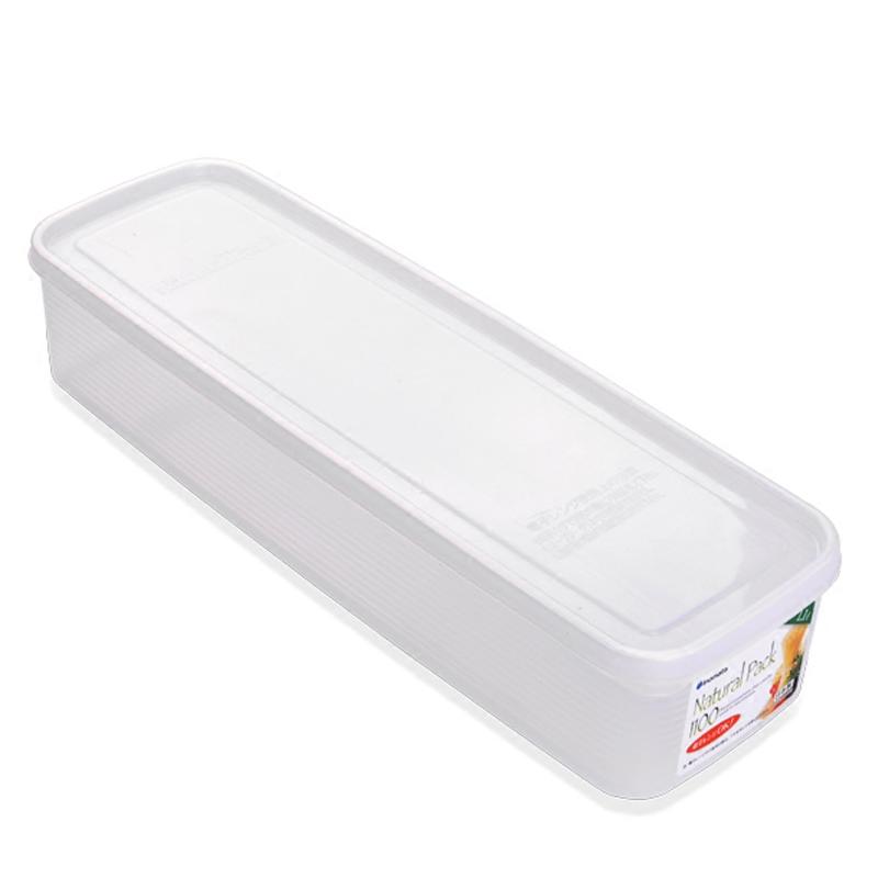 面条保鲜盒塑料冰箱收纳盒长方形厨房挂面储物食物密封盒日用家居