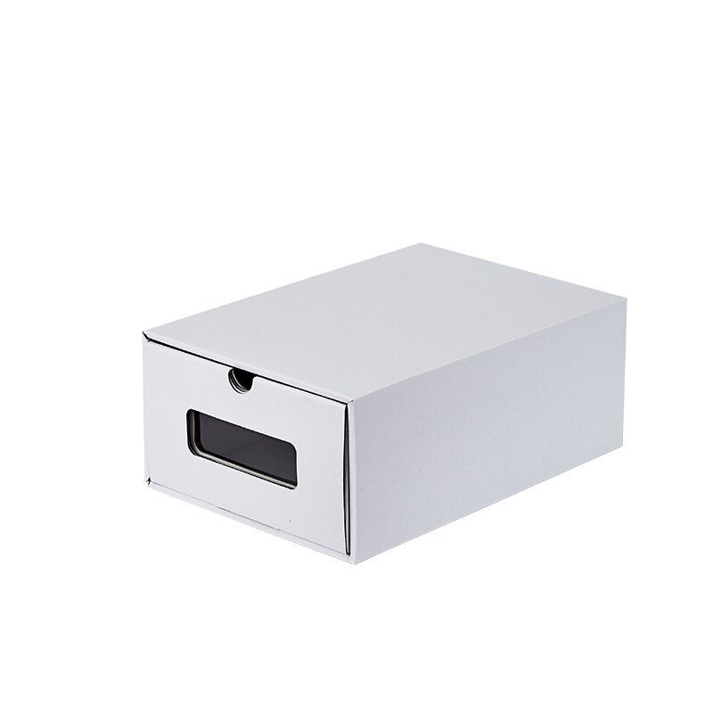 白色抽屉鞋盒抽拉鞋盒纸鞋盒白色鞋盒材质收纳箱日用创意家居女平底20个0x0x0cm日用家居