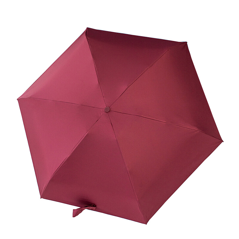 胶囊伞小巧迷你雨伞小折叠遮阳伞女晴雨两用太阳伞蓝绿色胶囊壳