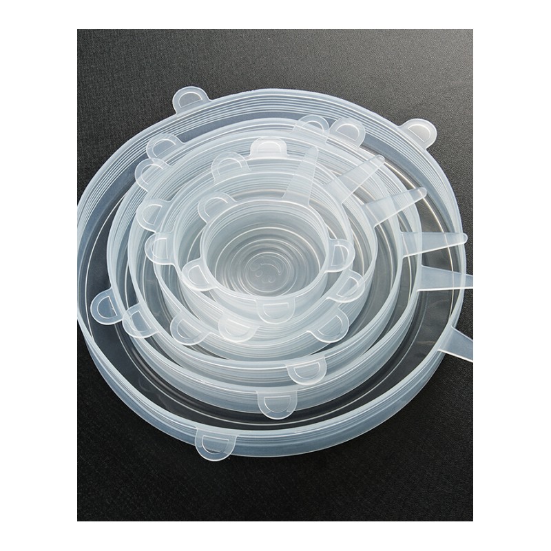 食品硅胶保鲜盖 透明圆形密封保鲜膜水杯碗盖冰箱保鲜日用创意家居日用家居