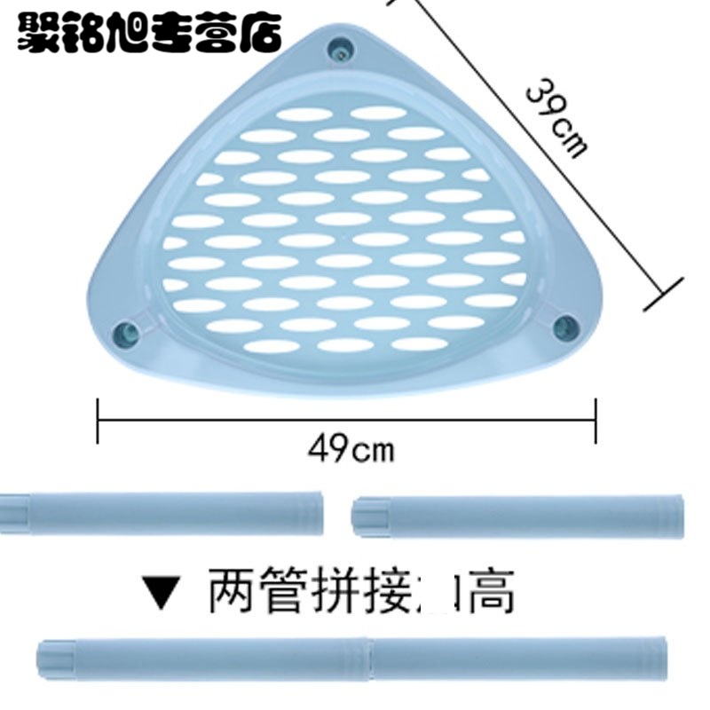 浴室置物架卫生间脸盆架厕所储物架洗手间收纳架子塑料三角架落地多款多色多功能家装主材厨卫五金挂件卫浴置物架