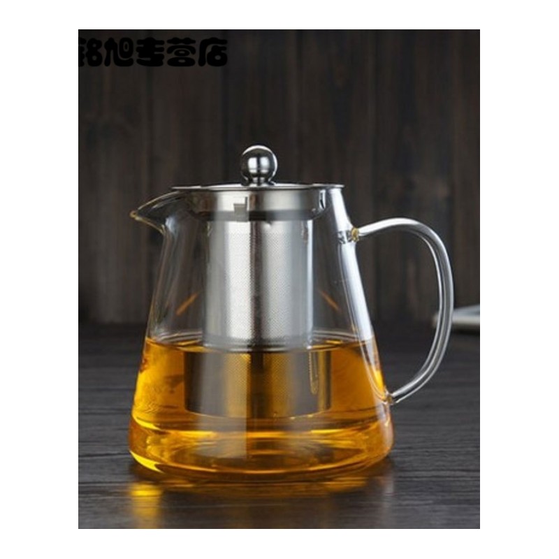 玻璃茶壶功夫红茶具不锈钢过滤泡茶壶家用水壶玻璃冲茶器生活日用家居器皿水具水杯创意简约玻璃杯