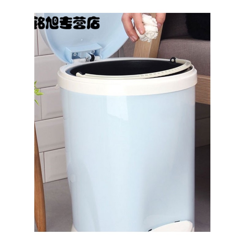 带盖创意大号家用垃圾桶脚踏式厨房客厅卫生间卧室厕所有盖脚踩筒清洁用品一次性用品垃圾桶