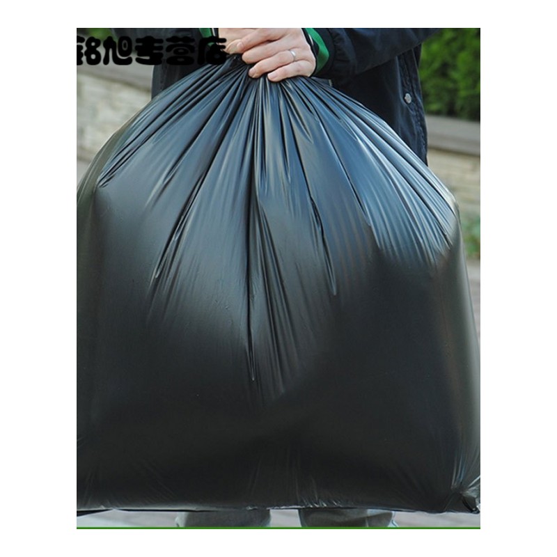加厚垃圾袋酒店80x100cm黑色大号70特大90物业大码的60清洁用品一次性用品垃圾袋