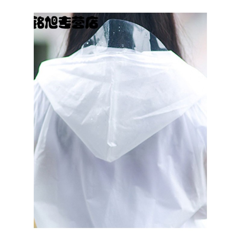 雨衣女成人韩版时尚徒步雨披套装透明户外防水全身学生雨衣单人男女四季夏季简约 雨披/雨衣