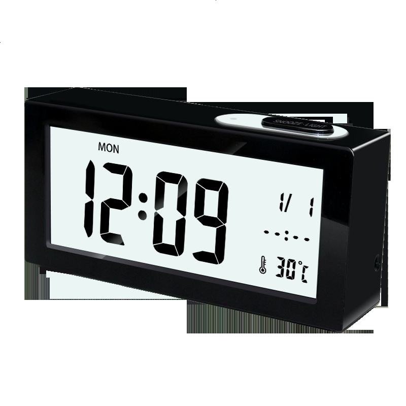 电子表台式客厅电子汽车温度计单片机时钟床头数字家用钟表数字钟挂钟温湿度制作闹钟夜