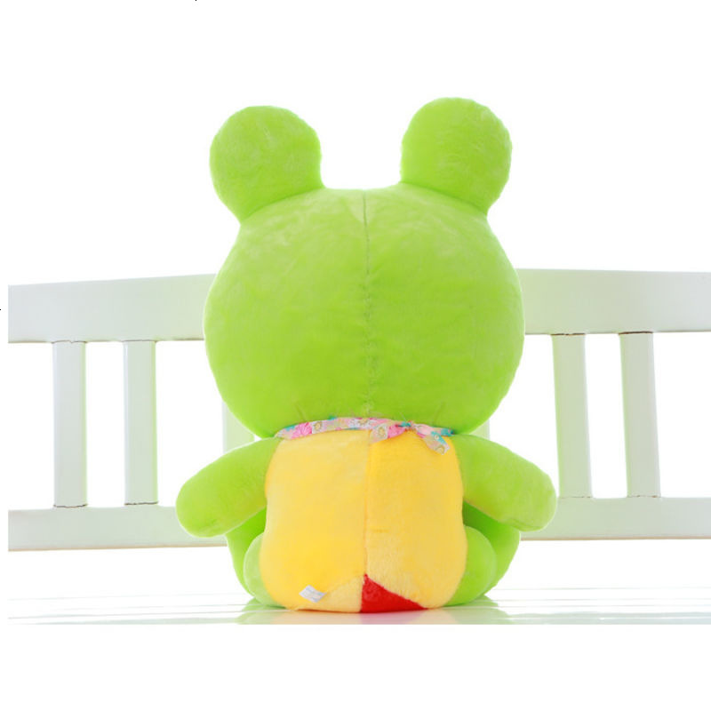 新款热卖 儿童女生活动礼品 青蛙子 绿豆蛙公仔 创意毛绒玩具