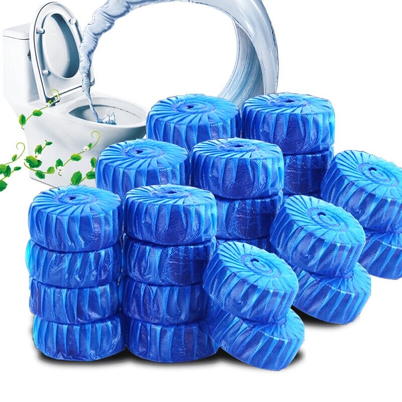 马桶清洁剂60个装洁厕灵芳香蓝泡泡厕所耐用球 卫生间日用品