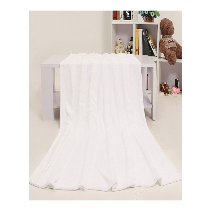 白色毛毯纯色珊瑚法兰绒床单毯空被黑色薄款拍照背景毯夏季单人