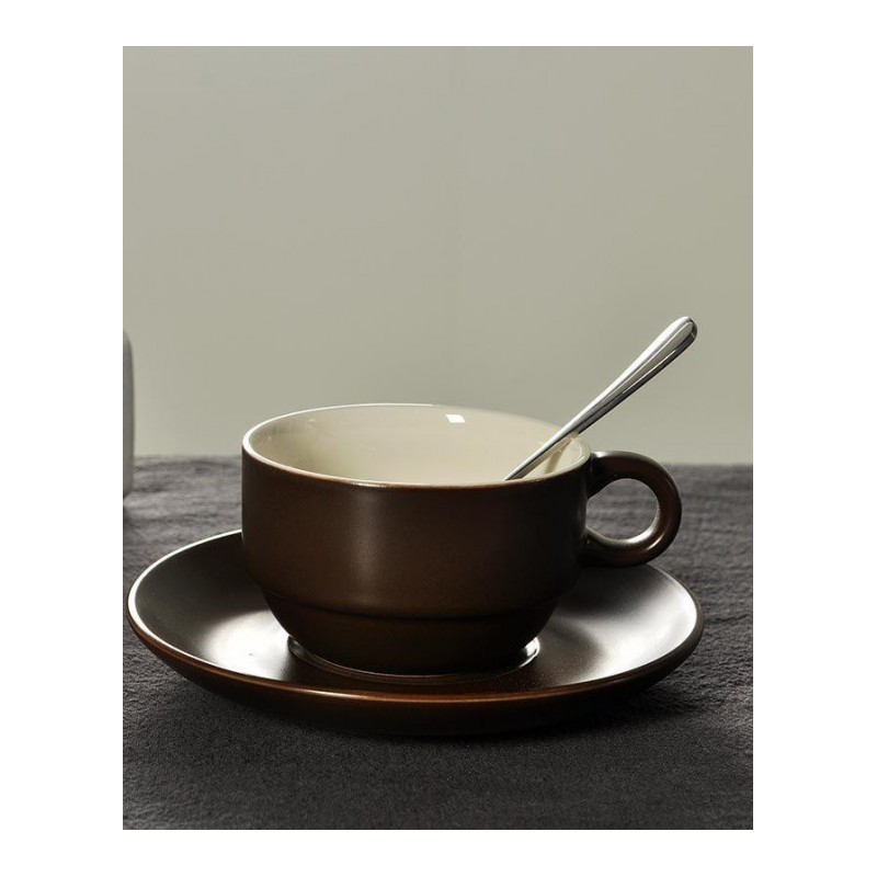 骨瓷陶瓷杯 马克杯 水杯 杯子 咖啡杯套装 下午茶套具 整套茶具配架子勺子