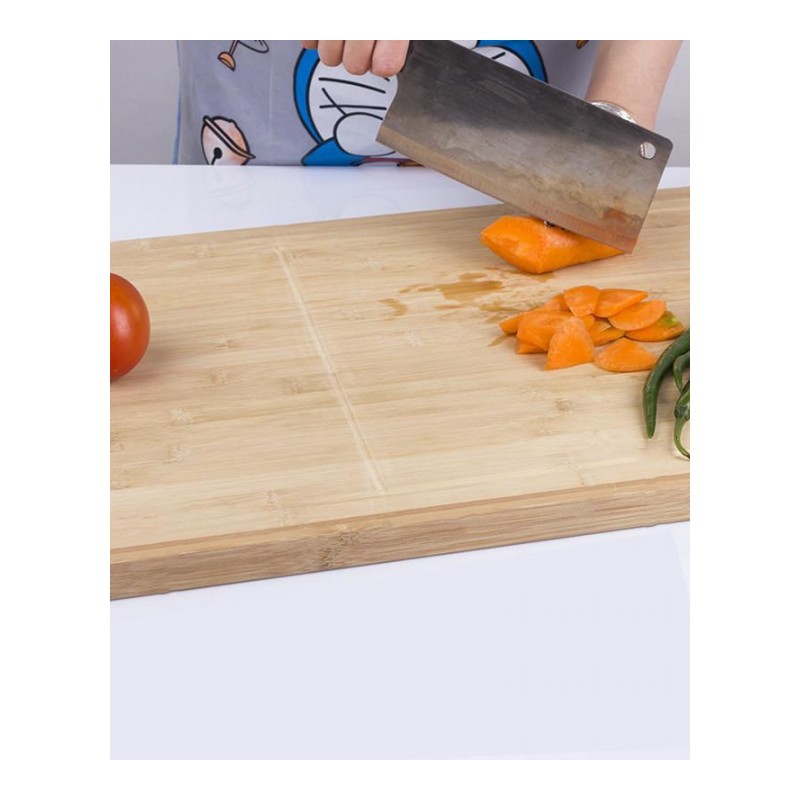 木砧板厨房长方形不粘擀面板竹质和面板家用刀板-普通款60x40x2.5cm碳化款