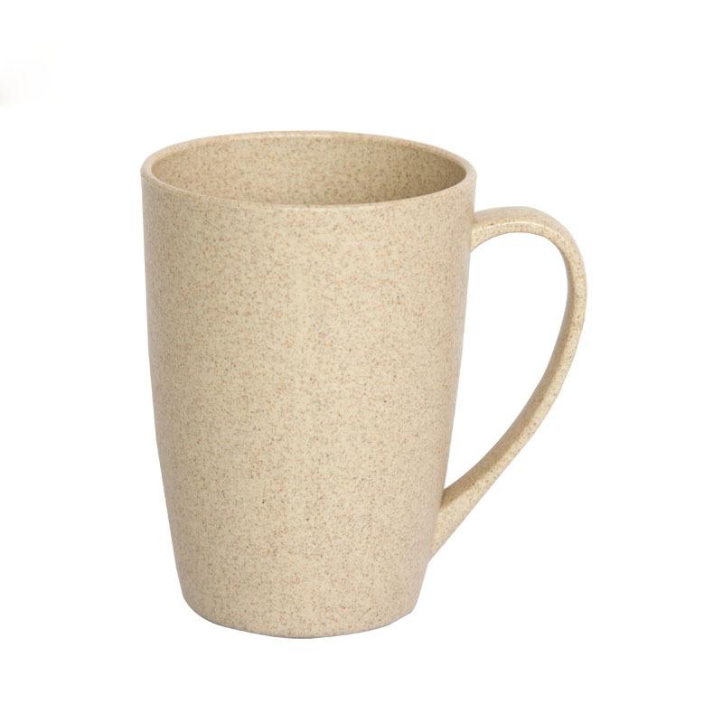 小麦纤维喝水杯子创意简约牛奶杯办公室马克杯情侣咖啡杯
