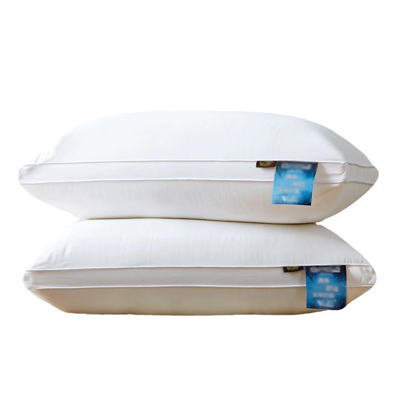 家居床品枕头枕芯棉羽丝绒可水洗枕头酒店客房用头枕一对枕芯