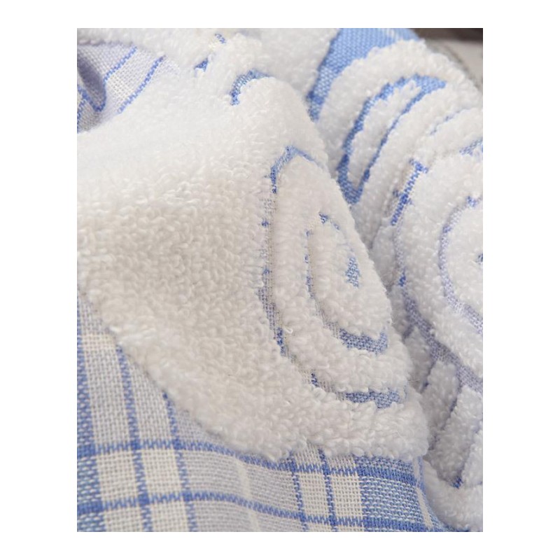 家用加厚枕巾时尚床上枕头盖巾双层双面可用柔软舒适情侣款枕巾一对