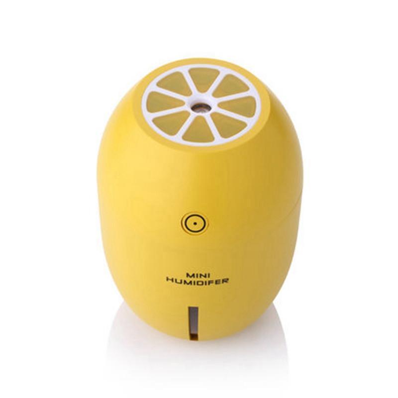 创意柠檬加湿器放湿器创意usb插电小迷你可爱办公室家用个性香薰喷雾