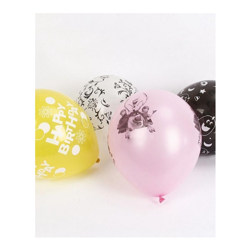 新款上市装饰汽球派对用品 健身儿童气球生日气球